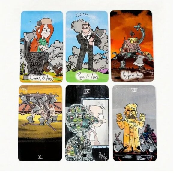 The Mystery Deck Tarot Return to Gravity Falls 78 Cards NWT - Picture 2 of 4